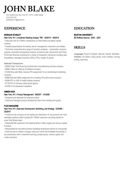 Resume Rome template