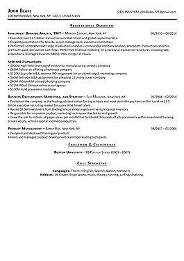 Resume Copenhagen template